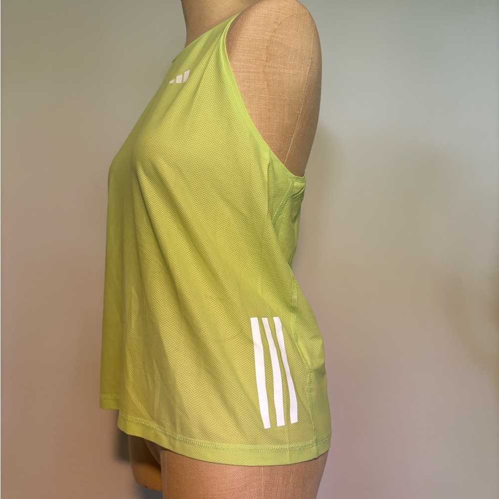 Adidas OTR Tank size Small pulse Lime Running Carrera New - Picture 2 of 7